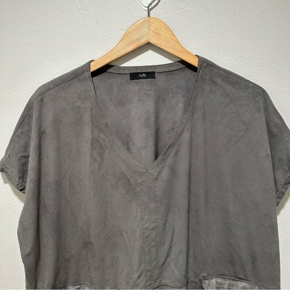Ruti Microsuede Top - Picture 5 of 9